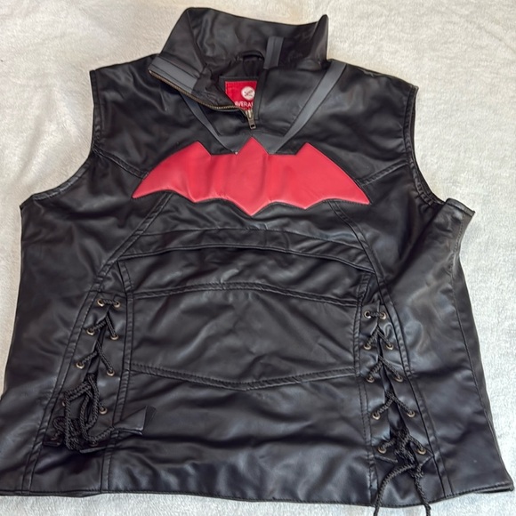 Laverapelle Batman Faux Leather Vest - Picture 1 of 13